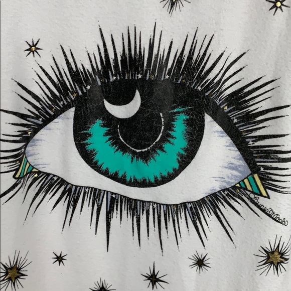 AQUA x Lauren Moshi Lunar Eye Graphic Sweatshirt - Picture 5 of 12